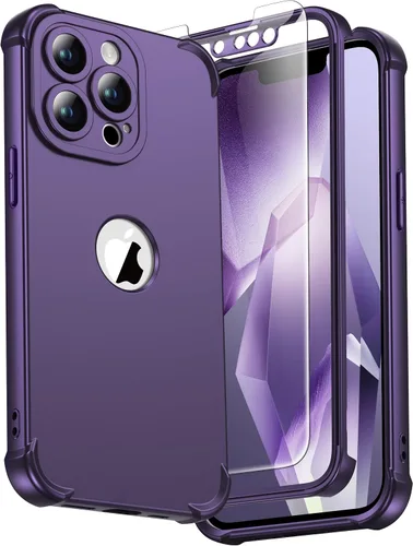 Vista 85 de ORETECH Funda para iPhone 11, con [2 protectores de pantalla de vidrio templado] [prueba de caídas de grado militar de 10 pies]