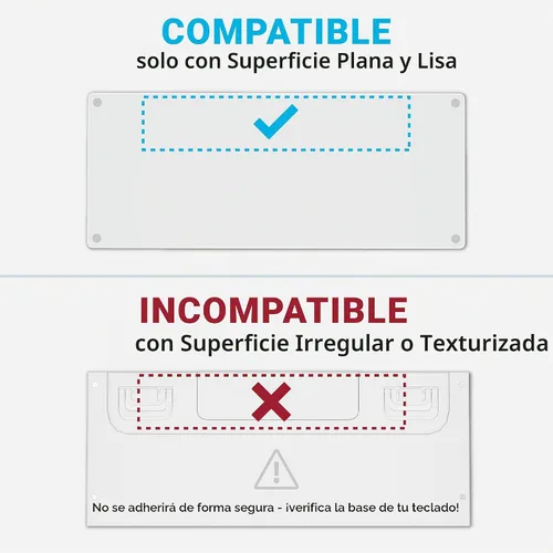 Vista 3 de ESC Soporte de teclado de computadora abatible para escritorio, elevador de teclado inclinado y soporte para laptop con 3 ángulos ajustables