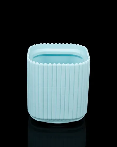 Vista 7 de Organizador Pretty Pillars - Soporte para joyas y maquillaje azul cielo