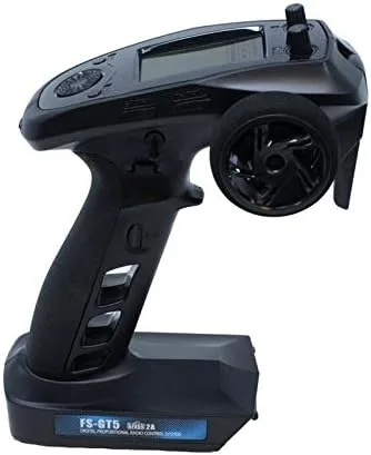 Vista 4 de Flysky FS-GT5 6CH RC Transmisor con receptor FS-BS6 2.4Ghz AFHDS 2A Protocolo Gyro Radio para RC Coche Barco