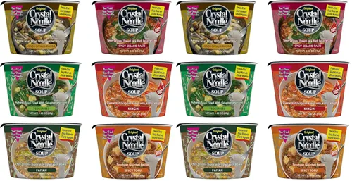 Vista 13 de Crystal Noodle Sopa, verduras, 1.83 onzas (paquete de 6)