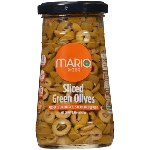 Vista 5 de Mario Camacho Foods Aceitunas de Manzanilla rellenas de pimiento picado, 5.75 onzas (paquete de 12)