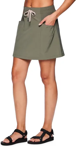 Vista 5 de Avalanche Women's Stretch Woven Hiking Skort, Lightweight Quick Drying Skort with Pockets for Golf, Tennis, Outdoors