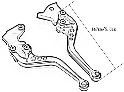 Vista 2 de Palancas de embrague de freno ajustables para motocicleta FZ-10 MT10 XSR 900/700 ABS 16-2020, FJ-09/MT-09 Tracer 15-2020, FZ-09/MT-09/SR FZ-07 MT-07