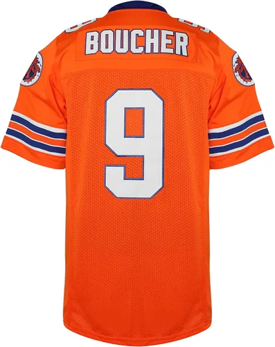 Vista 4 de Camiseta de fútbol The Waterboy #9 Bobby Boucher Adam Sandler 50 aniversario de la película Mud Dogs Bourbon Bowl