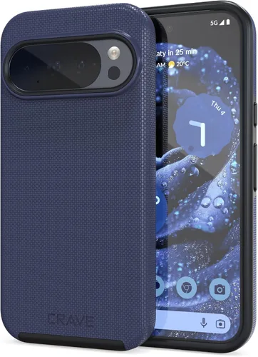 Vista 11 de Crave Funda para Pixel 5, Funda de la Serie de Protección Dual Guard para Google Pixel 5 - Aqua