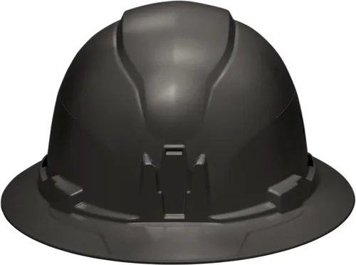 Vista 6 de Klein Tools Hard Hat, Vented, Full Brim Style, Padded, Self-Wicking Odor-Resistant Sweatband, Black
