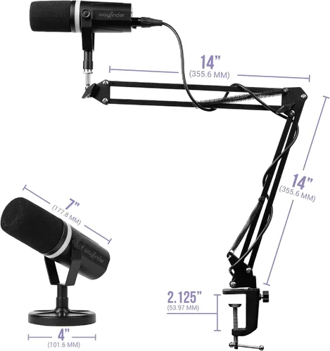 Vista 7 de Wayfinder WF-BROADCASTBOOM-MIC