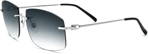 Vista 5 de HEPIDEM Gafas de sol cuadradas de gran tamaño para hombres con lente de nylon