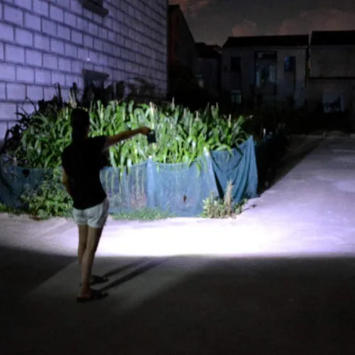Vista 2 de BESPORTBLE Cob portátil LED reflector de mano luz de trabajo linterna ultra brillante para acampar reparación de automóviles emergencia ligera