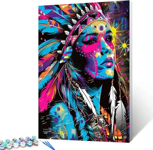 Vista 31 de Kits de pintura de diamantes 5D para adultos, Terror Girl Taladro completo, punto de cruz de diamante redondo, no hables, pintura de diamantes por