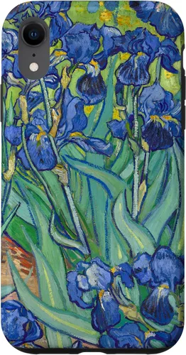 Vista 24 de Van Gogh Irises Modern Art Painting - Carcasa para iPhone 17