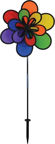 Vista 8 de In the Breeze 2675 Rainbow Windee Wheelz Flower Spinner