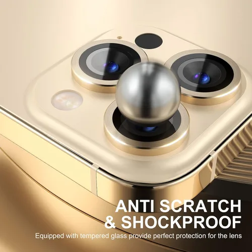 Vista 421 de Choiche Compatible para iPhone 16 Pro/iPhone 16 Pro Max Protector de Lente de Cámara, Vidrio Templado 9H Protector de Pantalla de Cubierta de Cámara