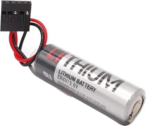Vista 3 de ER6V 3.6V ER6VC3N - Batería de repuesto con conector JAE de 5 pines para robot Yaskawa Motoman, compatible con ER6V 479348-1