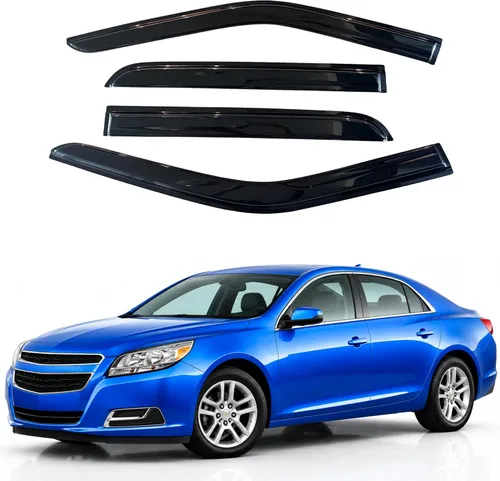 Vista 148 de Visera de ventana IG para Ford Focus Sedán y Hatchback 2012-2018, Protector de ventana lateral para lluvia y viento estilo Mugen, extra duradero
