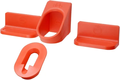 Vista 2 de cycloc Super Hero - Soporte de montaje en pared para bicicletas, almacenamiento horizontal para pedales sin clip - Negro