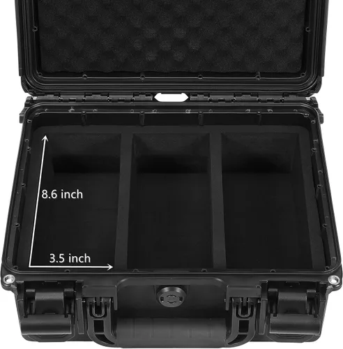 Vista 4 de Funda impermeable para tarjetas graduada compatible con 102 losas de tarjetas, tarjetas comerciales deportivas graduadas BGS PSA SGC FGS, caja