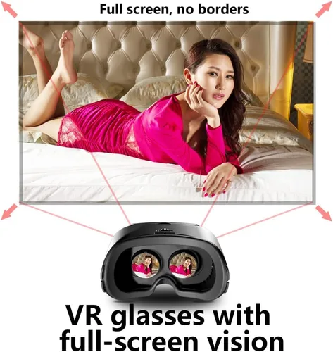 Vista 6 de VR Headset 3D Virtual Reality Headset VR Accessories for Movies and Games VR Glasses for iPhone Android Phone Best Virtual Reality Goggles