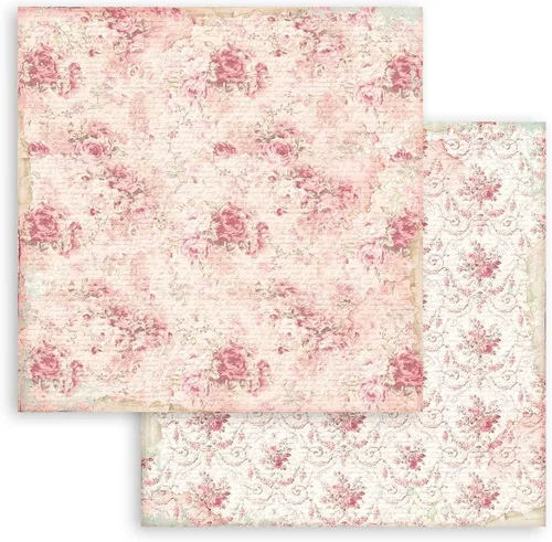 Vista 6 de Scrapbooking Bloc pequeño 10 hojas CM 20.3 x 20.3 (8 x 8 pulgadas) Selección de fondos - Rosa Perfum