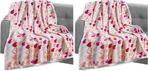 Vista 22 de Elegant Comfort Manta, Manta Reversible de Franela Sherpa, Ultra-Suave, Mullida, Acogedora y Afelpada - Manta Decorativa Ligera para Todas las Gris