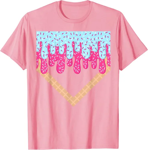Vista 87 de Baseball Drip Boys Home Plate Ice Cream Sport Players & Fans Camiseta