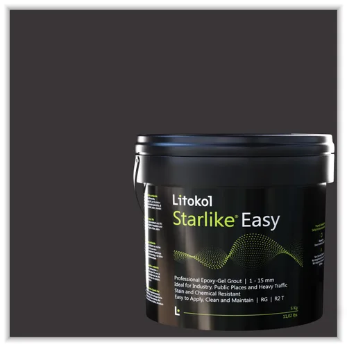 Vista 9 de Starlike Easy 04 Pomice di Lipari 11lbs de lechada epoxi de dos componentes, fórmula de lechada impermeable para azulejos y mosaicos, piscinas y uso