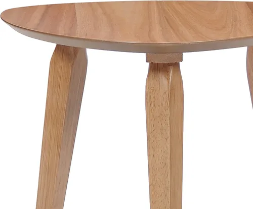 Vista 6 de Christopher Knight Home Hoyt - Mesa auxiliar de madera, acabado natural