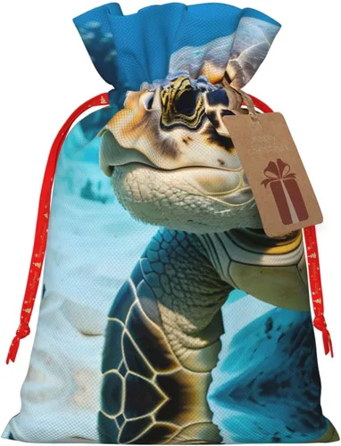 Vista 11 de MDATT Bolsas de regalo con cordón de playa y mar, bolsas de regalo de 5 x 7 pulgadas para bodas, Navidad, cumpleaños, decoración de Halloween