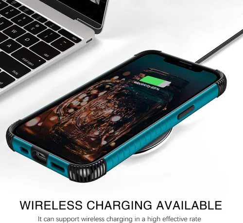 Vista 8 de BENTOBEN para iPhone 12 Funda, Funda para Teléfono iPhone 12 Pro, Resistente 2 en 1 Protección Completa Rugosa a Prueba de Golpes Híbrida