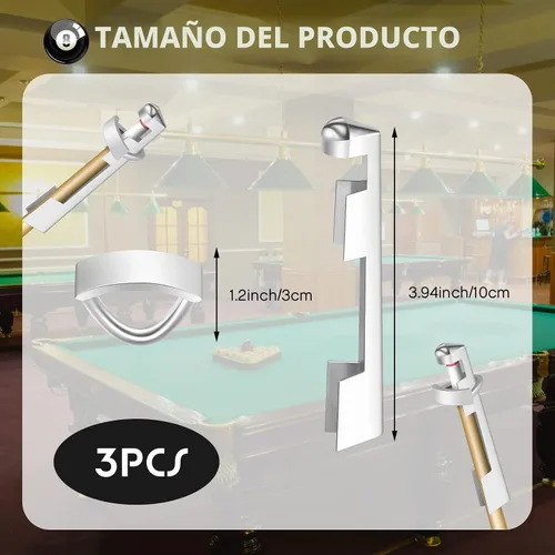 Vista 3 de Funrous Kit de reparación de acero inoxidable con abrazadera de punta