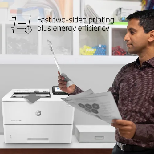 Vista 7 de HP LaserJet Enterprise M507dn Impresora monocromática con Ethernet integrado e impresión de 2 caras (1PV87A)