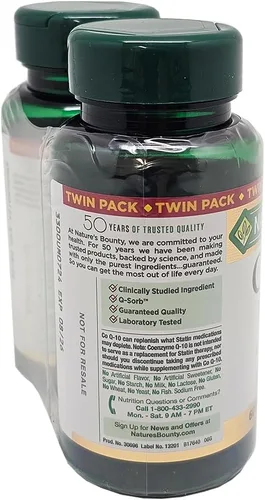 Vista 3 de Nature's Bounty CoQ10 100mg Twin Pack, 60 unidades, 2