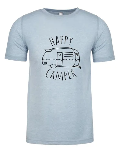 Vista 13 de I'd Hike That, Graphic Men's Tee, Funny T Shirt, Shirts with Sayings, Stonewash Blue or Sage (XL, Stonewash Blue)