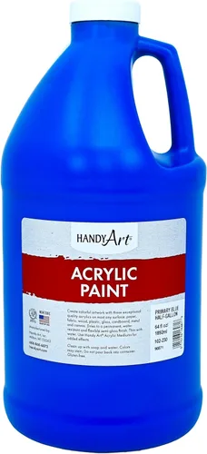 Vista 57 de Handy Art Pintura acrílica, juego de 12 colores, botellas de 16 onzas, acrílico líquido para estudiantes semibrillante, consistencia de flujo