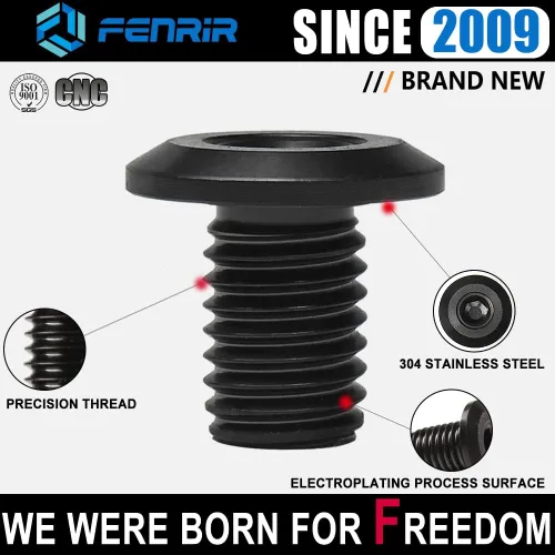 Vista 3 de FENRIR Tapón de agujero para espejo de motocicleta M8 304 de acero inoxidable compatible con Ducati Monster1200 Monster1100 Monster950 Monster937