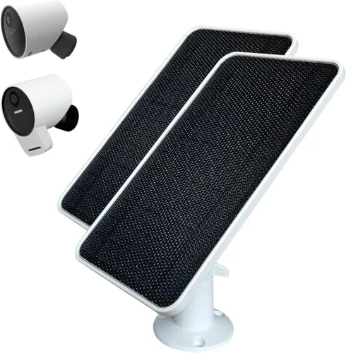 Vista 10 de JJMASEE Panel solar para cámara de seguridad SimpliSafe al aire libre y serie 2, cargador solar impermeable para cámara exterior SimpliSafe