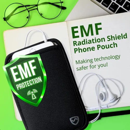 Vista 2 de SYB Shield Your Body - Funda antiradiación para teléfono celular, fundas para teléfono celular para bloquear EMF, bloqueador de radiación