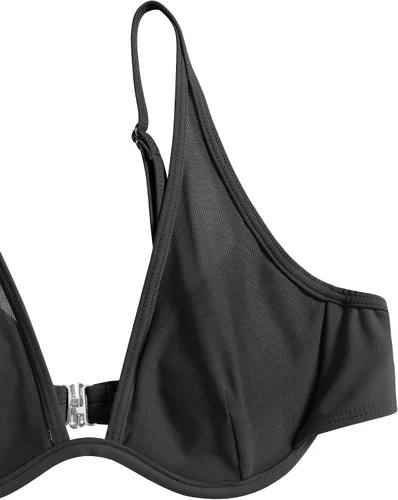 Vista 7 de ZAFUL Womens High Waisted Bikini Sets High Cut Sexy Cheeky Two Piece Bathing Suits