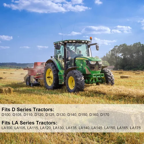 Vista 2 de Kit de Eslabón de Arrastre del Sector de Dirección Misakomo, Kit de Barra de Dirección de 19 Dientes Compatible con Cortacésped John Deere D110 D120