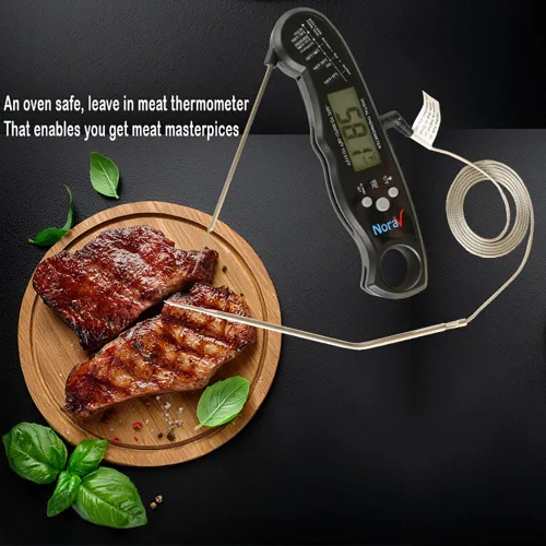 Vista 7 de NoraV Digital Dual Sonda Carne y Grill Termómetro, Pantalla LCDq (negro)