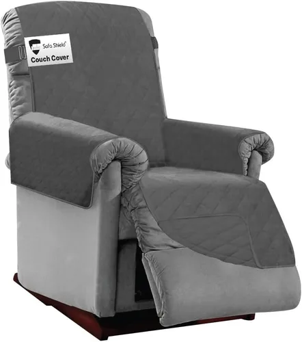 Vista 173 de Sofa Shield - Funda para sofá Loveseat con correa patentada, protector de cojín, funda reversible diseñada en EE. UU. resistente a manchas