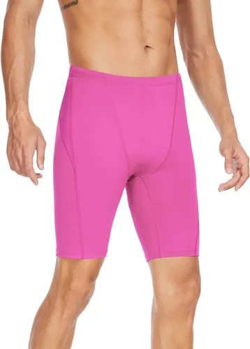 Vista 17 de Traje de baño deportivo competitivo para hombre, traje de entrenamiento de resistencia de carreras, pantalones cortos de natación de secado rápido