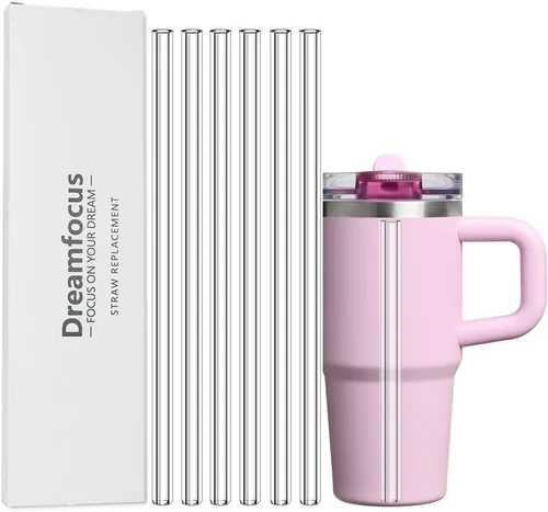 Vista 13 de Dreamfocus Stanley Quencher ProTour - Vaso de repuesto de acero inoxidable para popote de 14 onzas