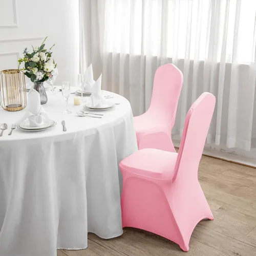 Vista 43 de Funda de elastano para silla, 12 unidades, fundas para silla, fundas para sillas de sala de estar, funda extraíble lavable y elástica para silla