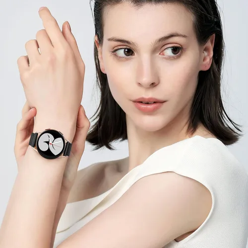 Vista 7 de Wanme Correa de repuesto para Samsung Galaxy Watch 4 de 1.575 in y 1.732 in, Galaxy Watch 4 Classic de 1.654 in y 1.811 in, para mujeres y hombres