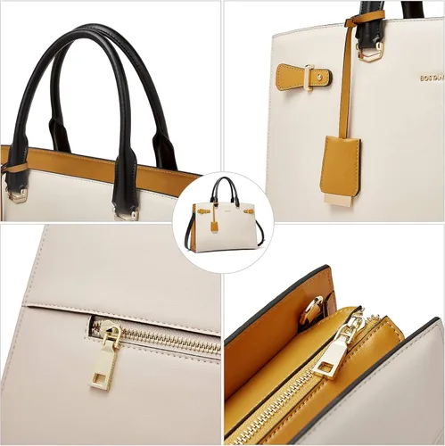 Vista 4 de BOSTANTEN Maletín para mujer con carteras de cuero BOSTANTEN para mujer