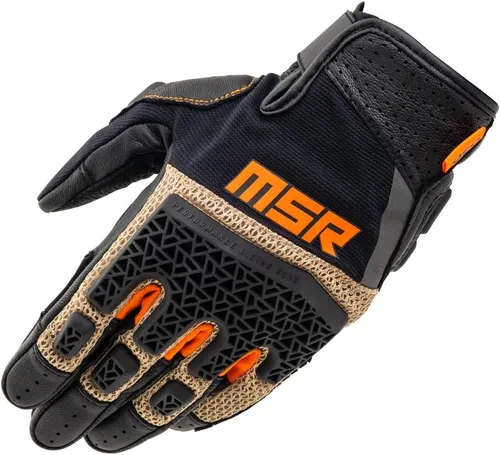 Vista 10 de MSR La Sal con TPR moldeado, D3O Guante de motocicleta para aventura/todoterreno