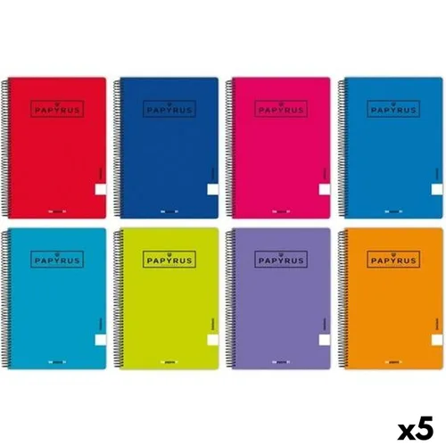 Vista 2 de Cuaderno Papyrus 01-UNICLASIC Cuarto 80 Hojas (5 Unidades)