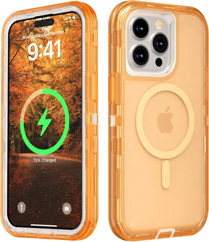 Vista 49 de Follaroma Funda para iPhone 11, Compatible con MagSafe, Fundas de Teléfono de Protección Resistente a Prueba de Golpes de Servicio Pesado